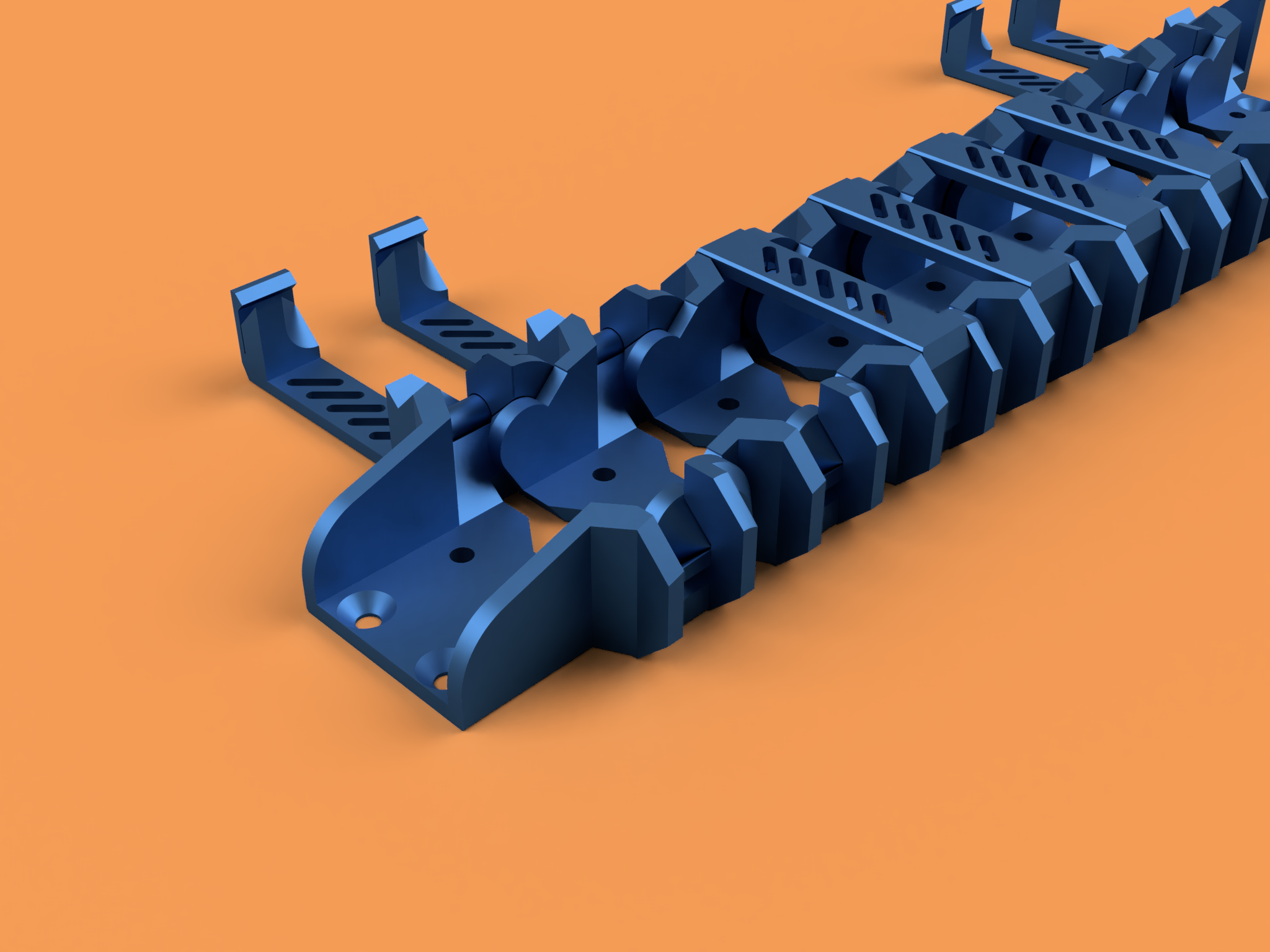 [OECC2] 25x15mm Cablechain System Print-in-Place with clips