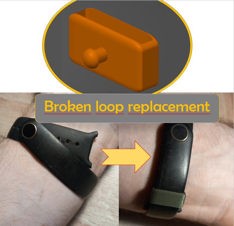 Xiaomi Smart Band broken loop replacement