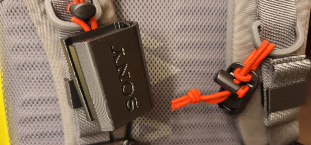 Sony NP-FZ100 Battery Holder w/Tether Loop Option