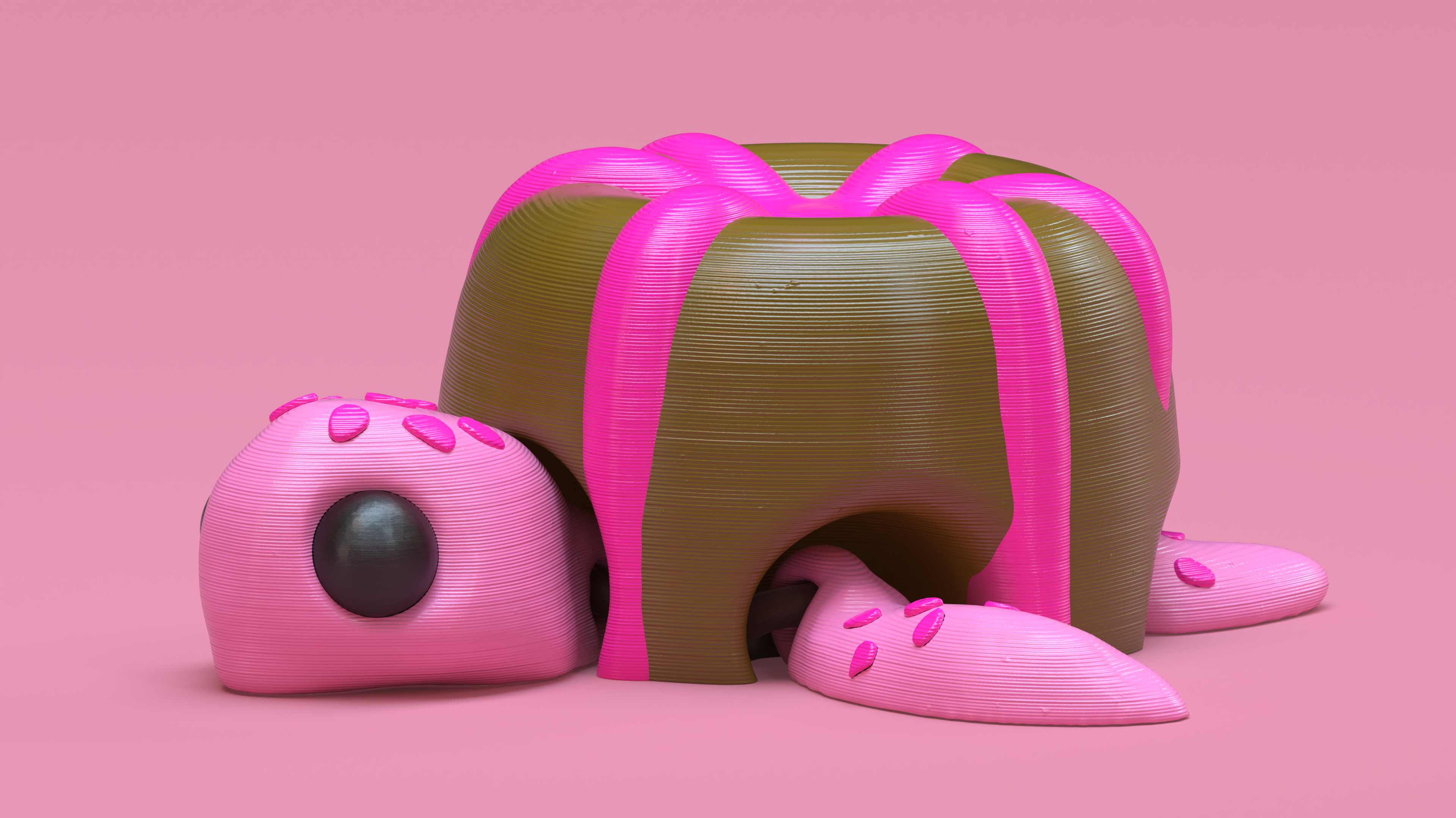 Valentine's Chocolate Turtle - Articulated Gift