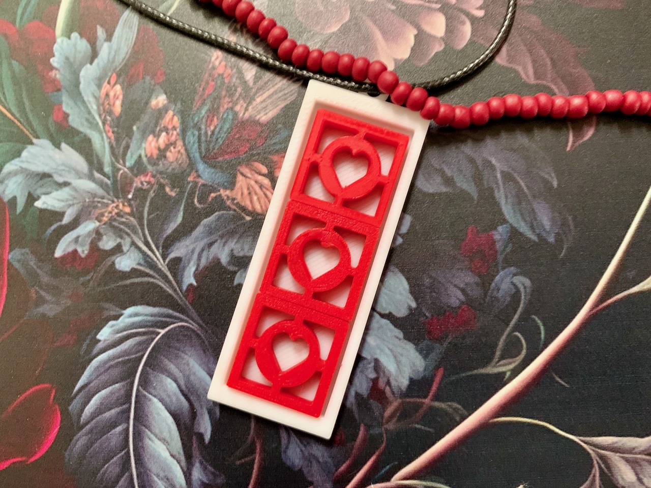 Valentine Breeze Blocks Pendant/Keychain