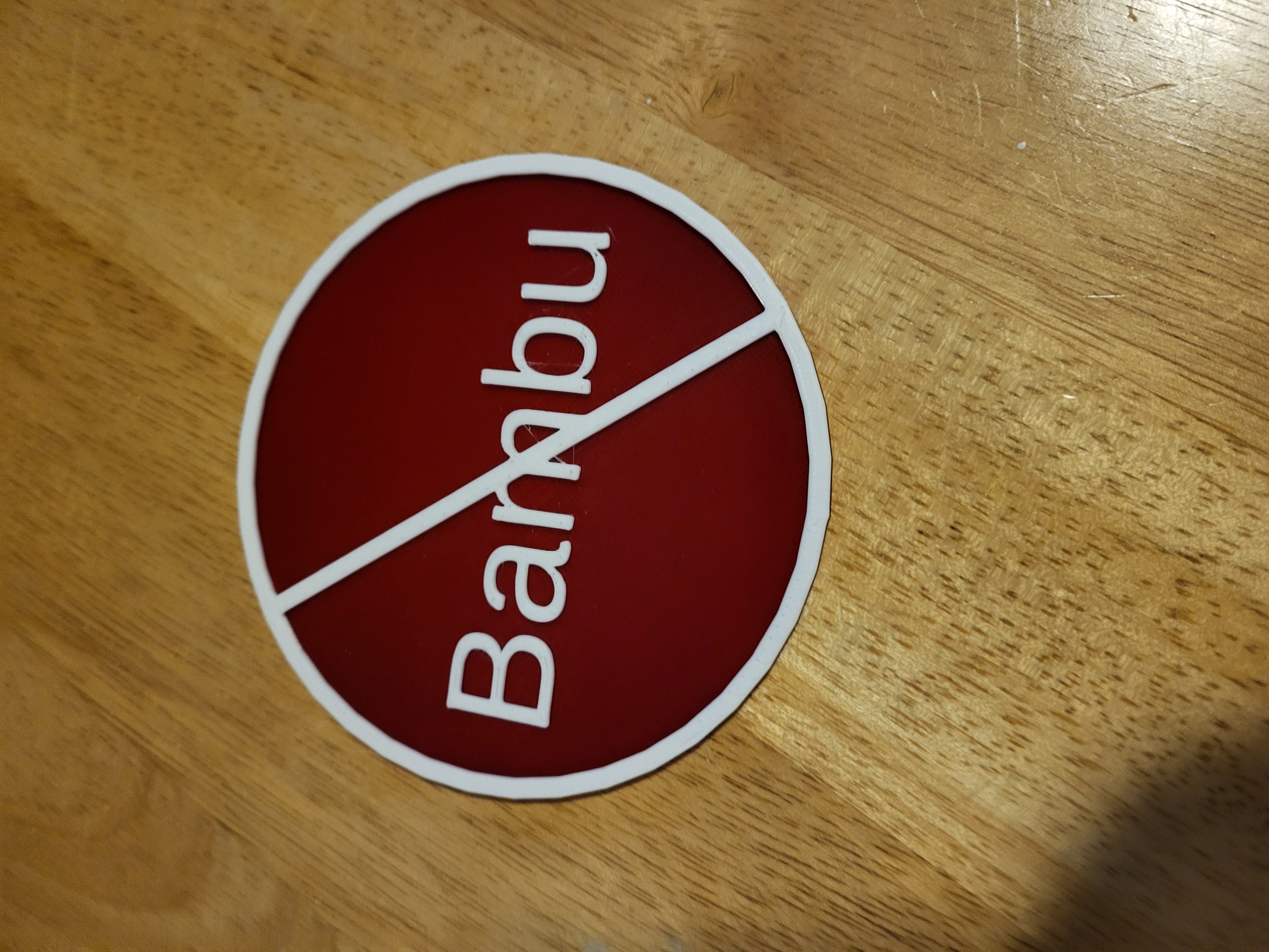 No Bambu No Smoking Sign