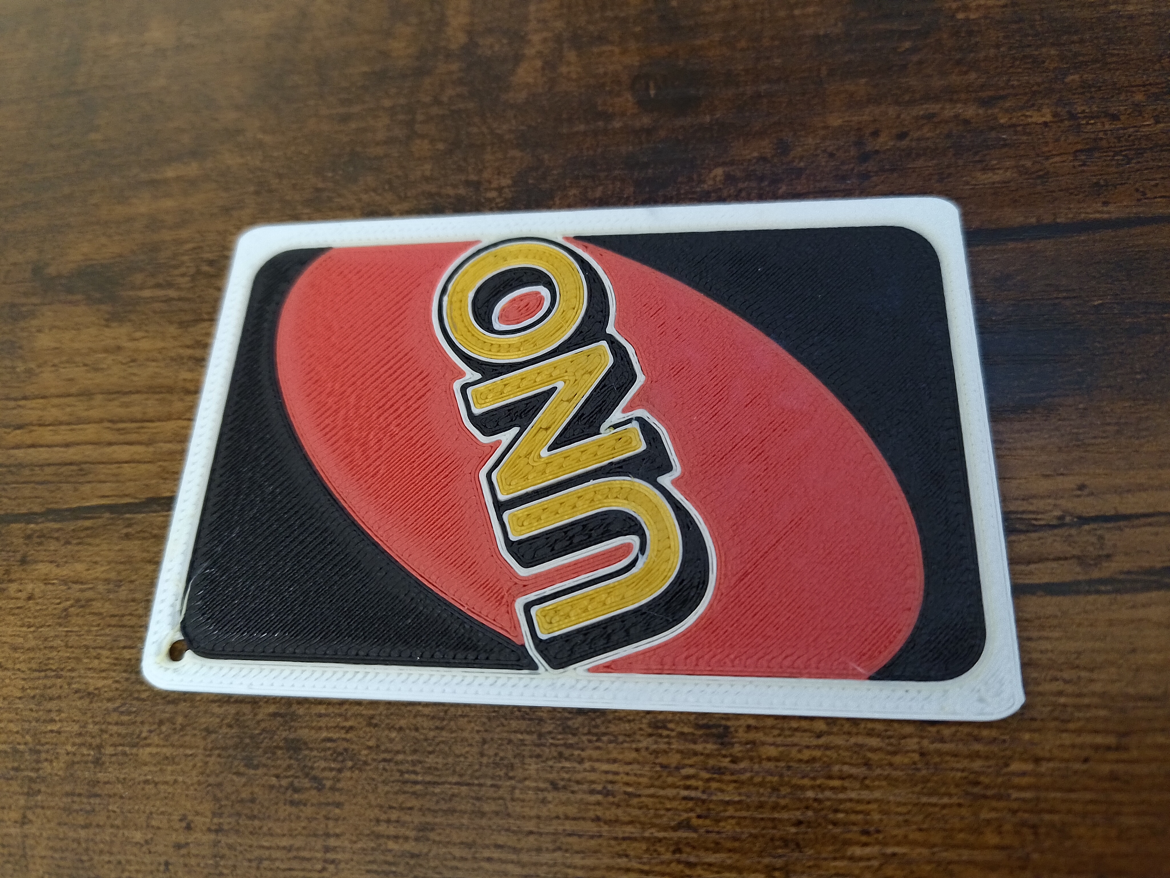 Multicolor UNO Keychain (Game) — thumbnail 3