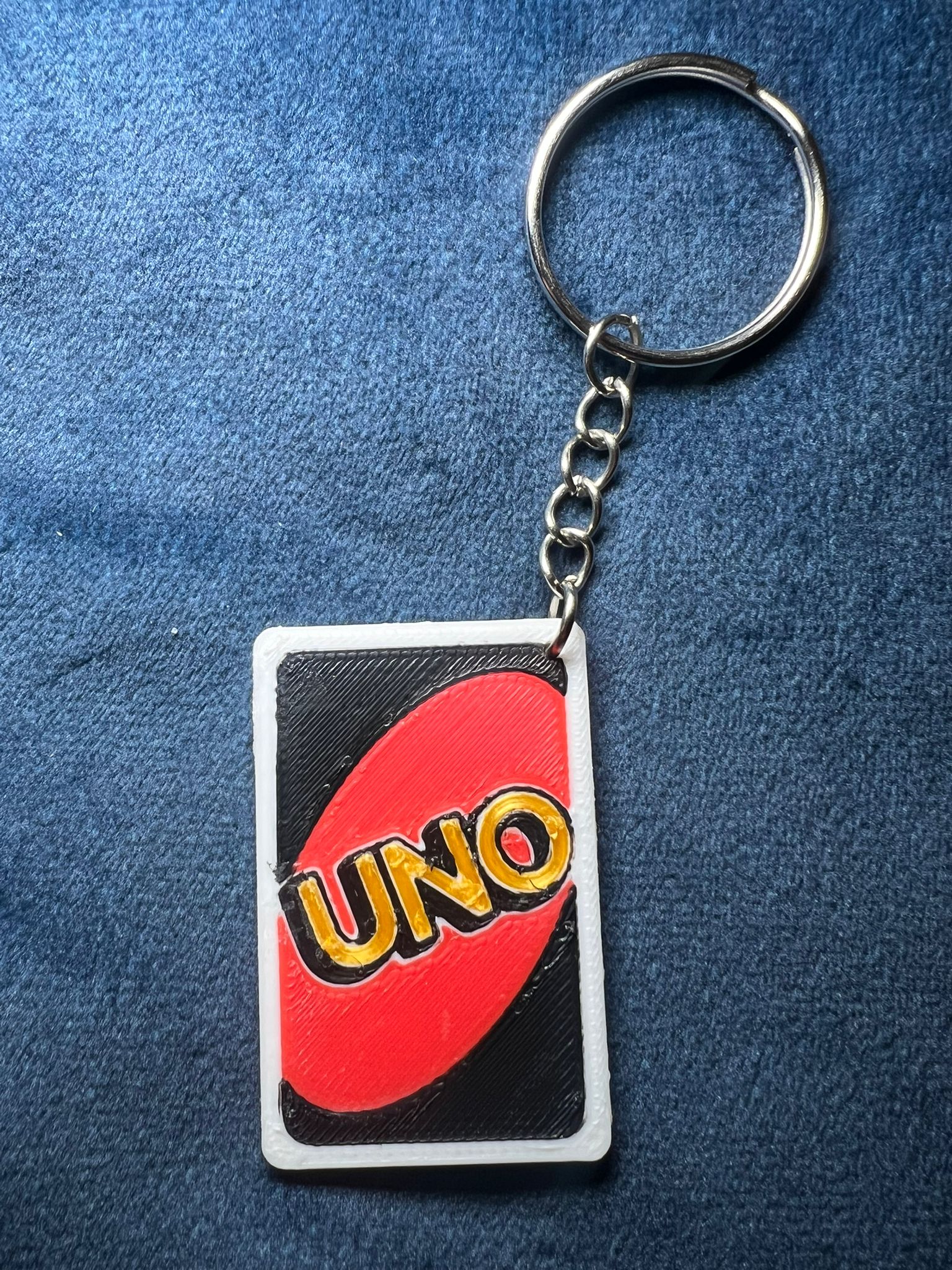 Multicolor UNO Keychain (Game)