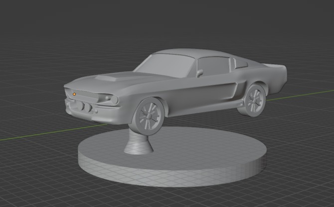 Miniatura 6 do modelo 3D Mini Car for the Car