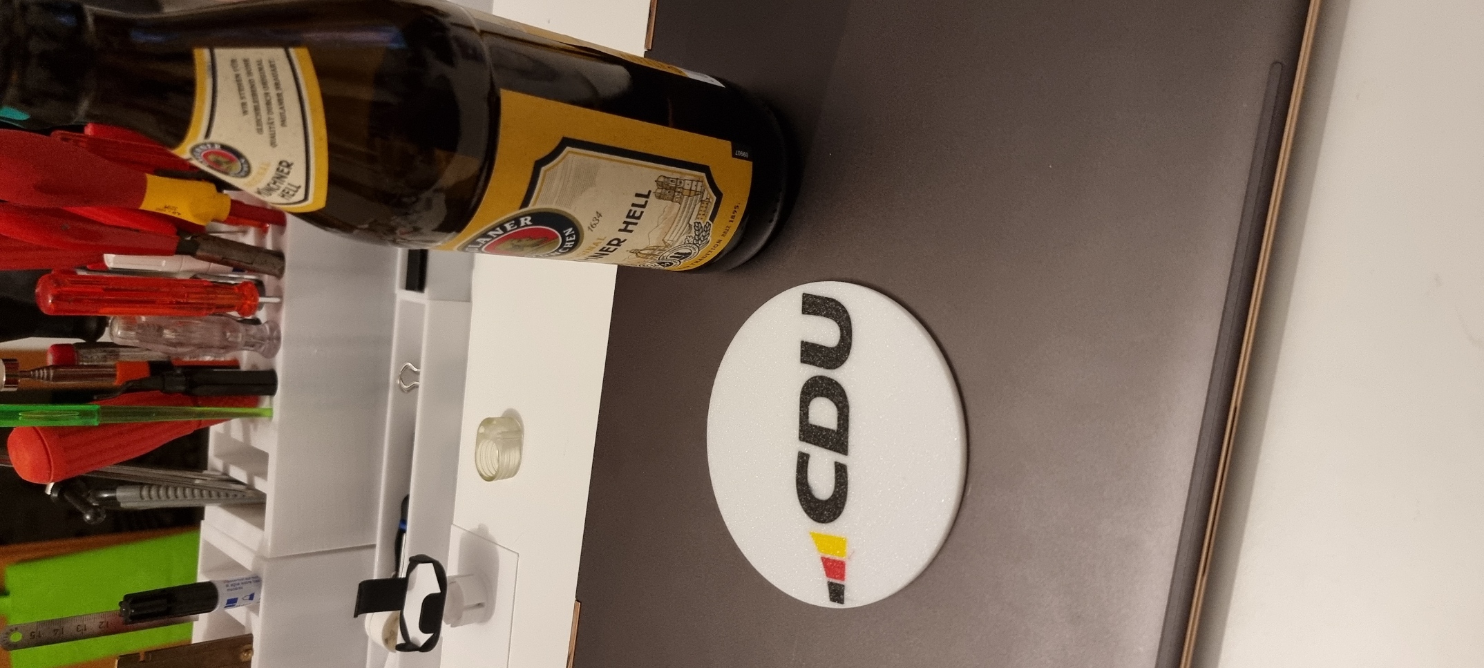 CDU Bierdeckel Untersetzer - CDU beer mat coaster