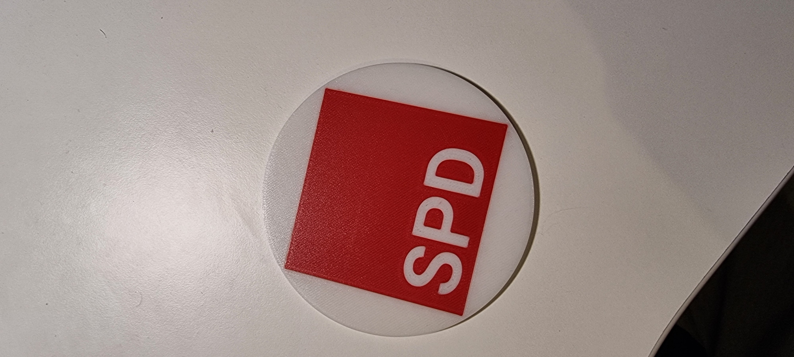 SPD Bierdeckel Untersetzer - SPD beer mat coaster