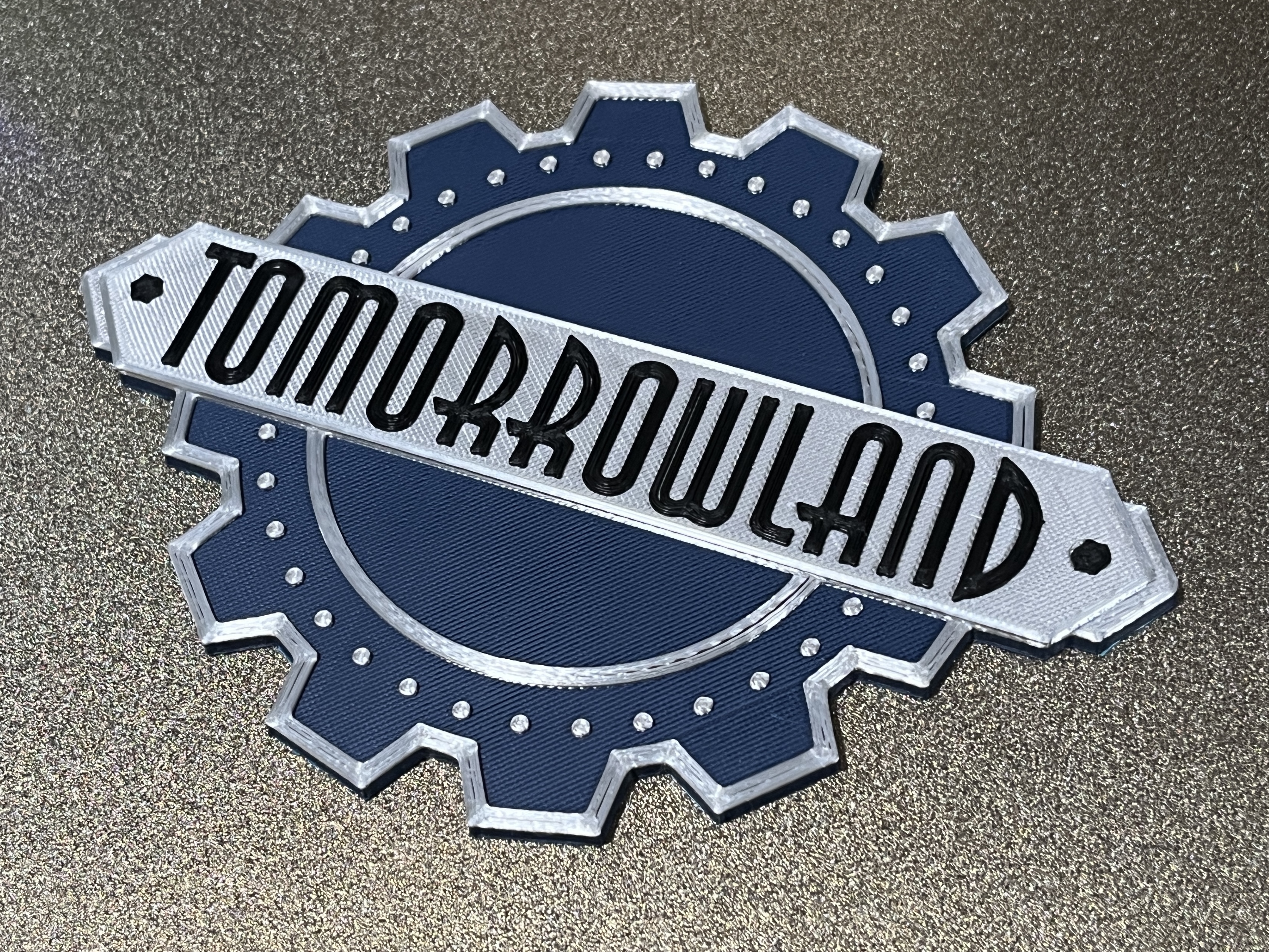 Tomorrowland Trash Can Emblem