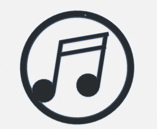 music note decoration