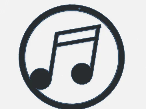 music note decoration