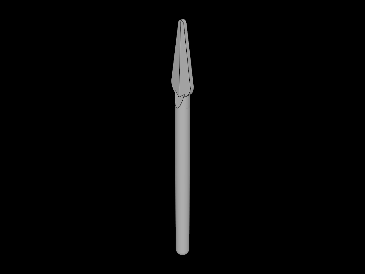 Lego Compatible (4497.dat) Minifig Spear with Round End