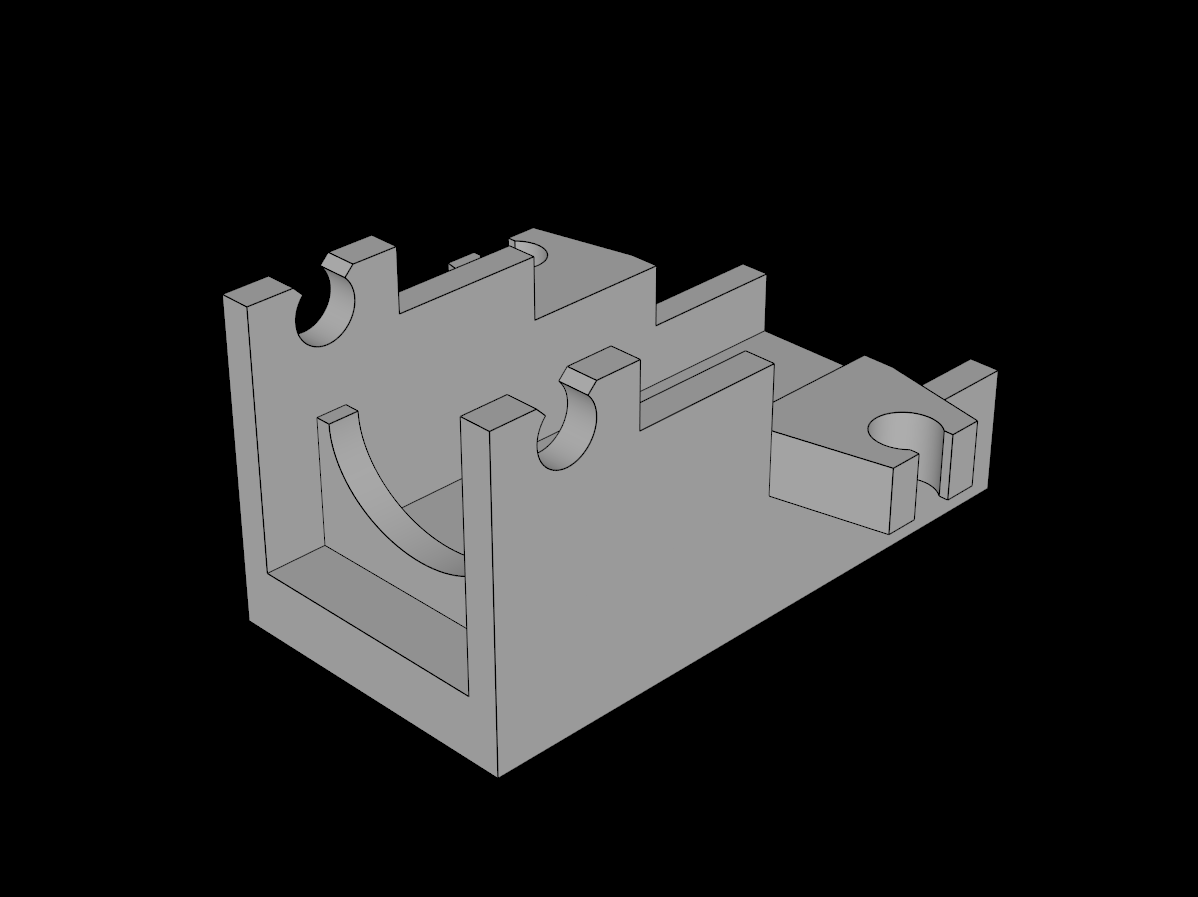 Lego Compatible (2527.dat) Minifig Cannon  2 x  4 Base