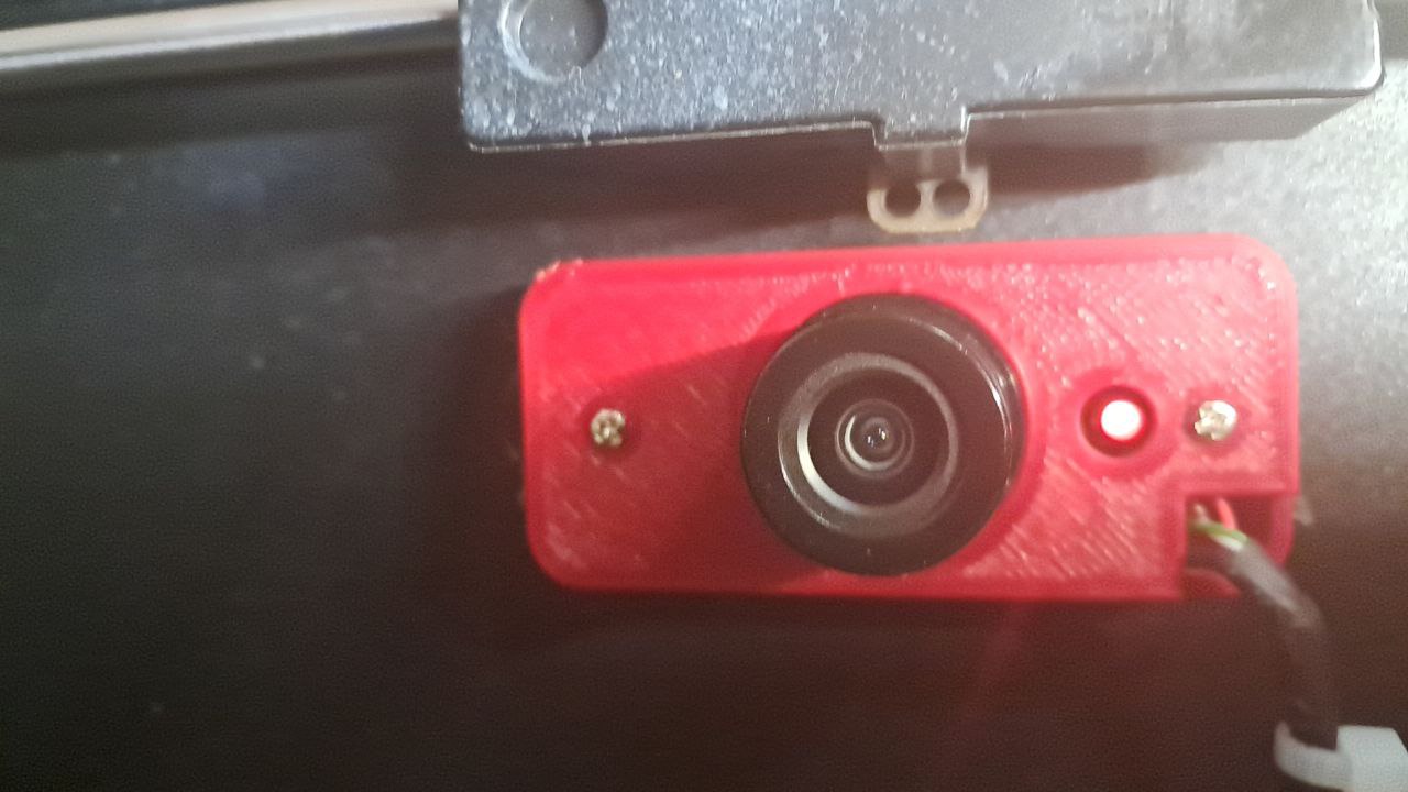 Space-saving chassis for a Wansview webcam