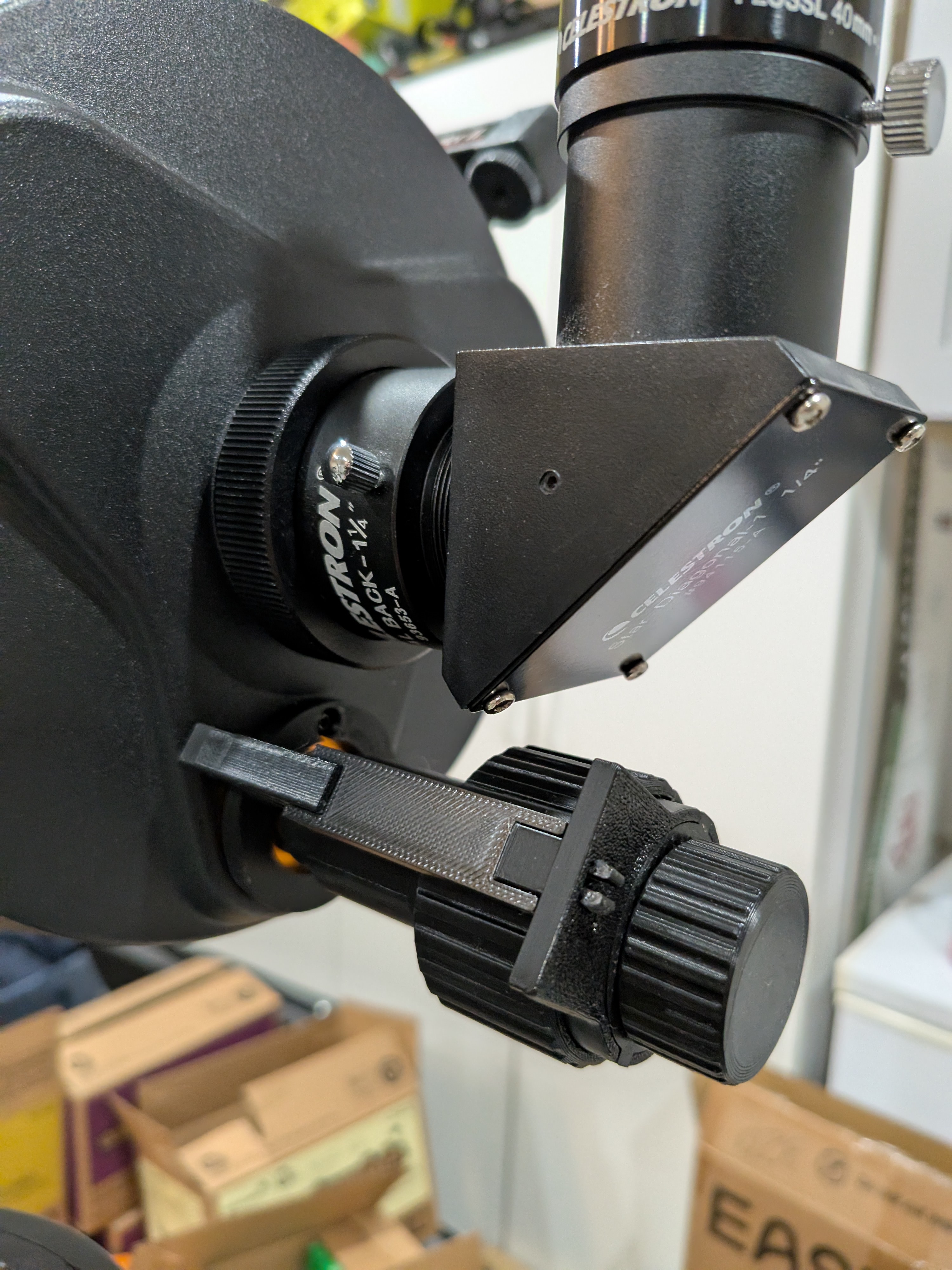 Crayford reducer adapted to Celestron SCTs