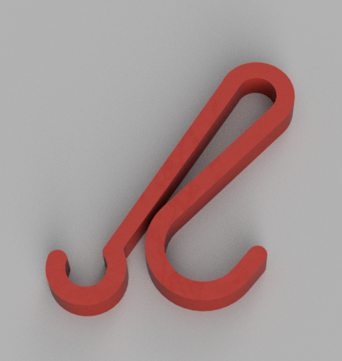 Wire Pantry shelf hook