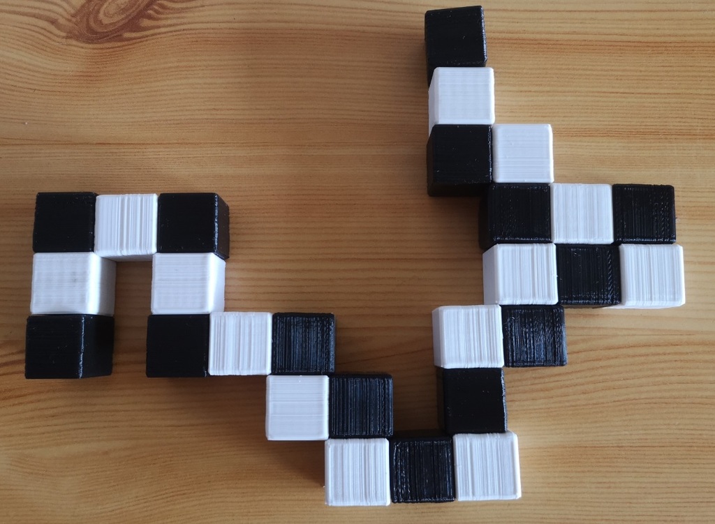 Rubber Cube Puzzle Würfelrätsel by max3d Download free STL model