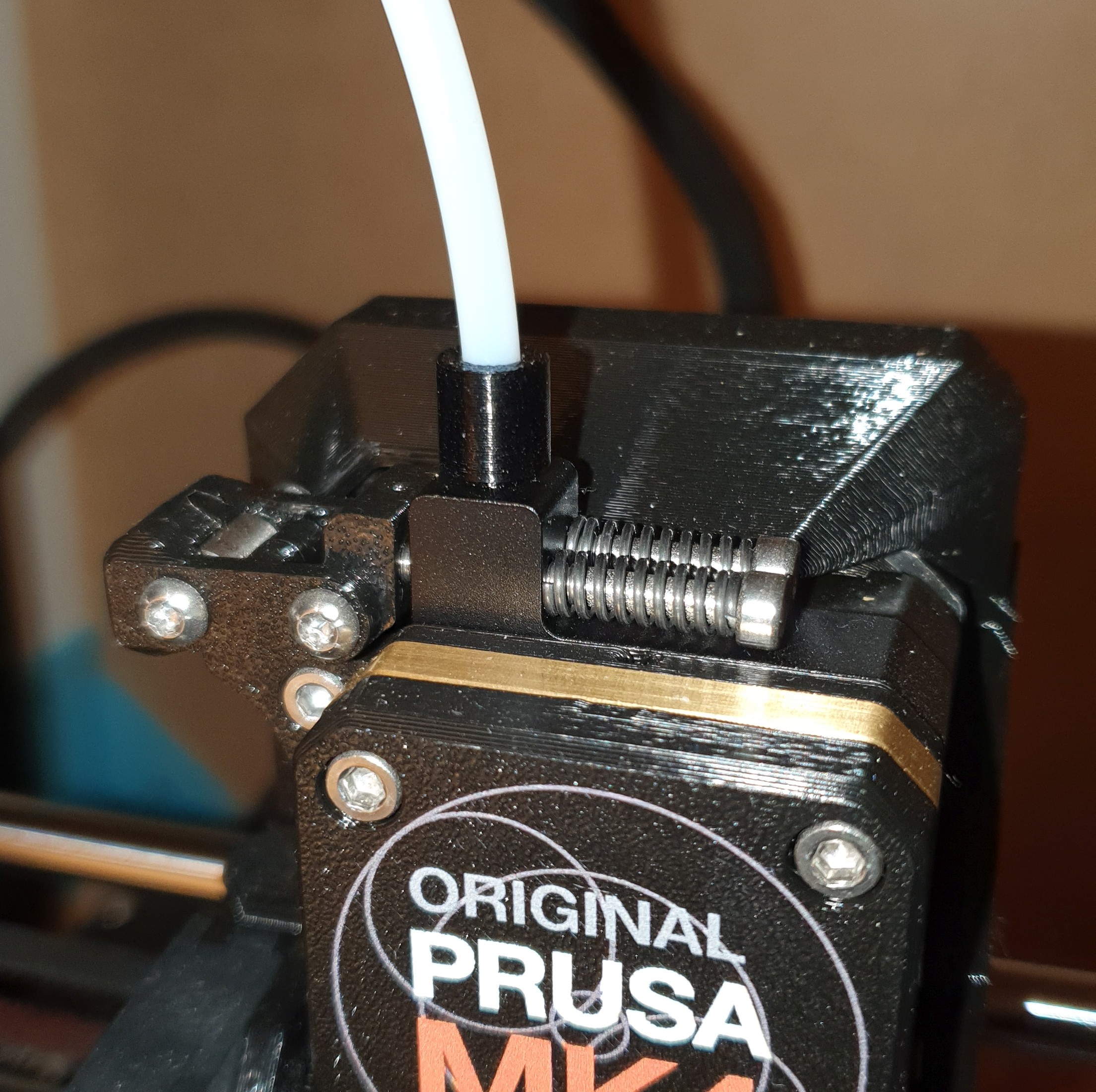 Simple fitting, adapter PTFE Tube to Prusa Nextruder, PC4-M5