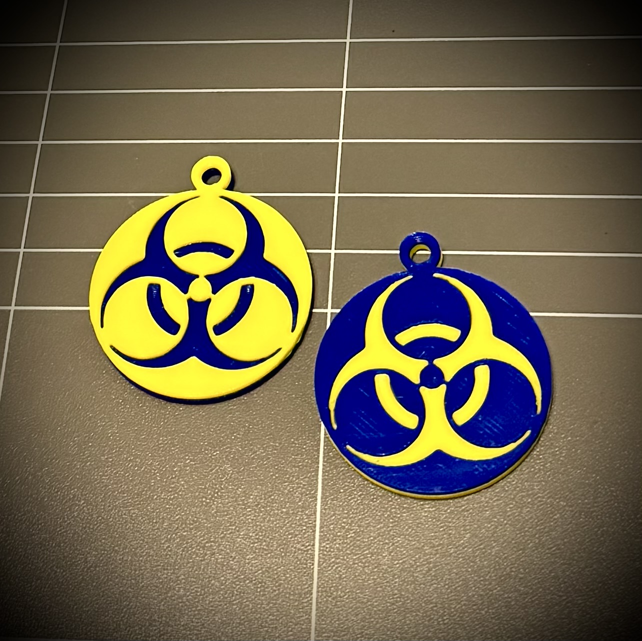 Biohazard Key Ring (2 piece for multicolor)