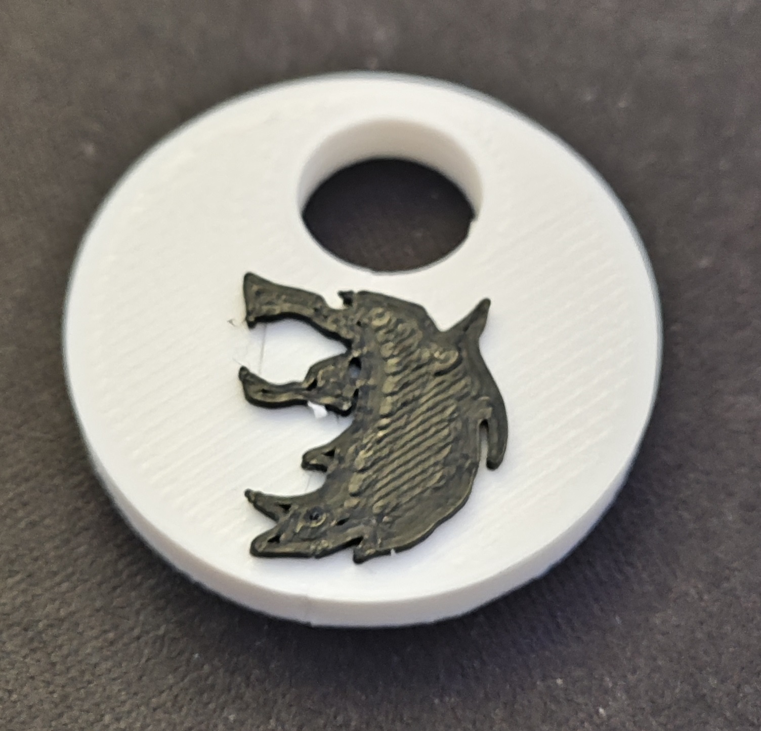 Chip inprint keychain - Witcher