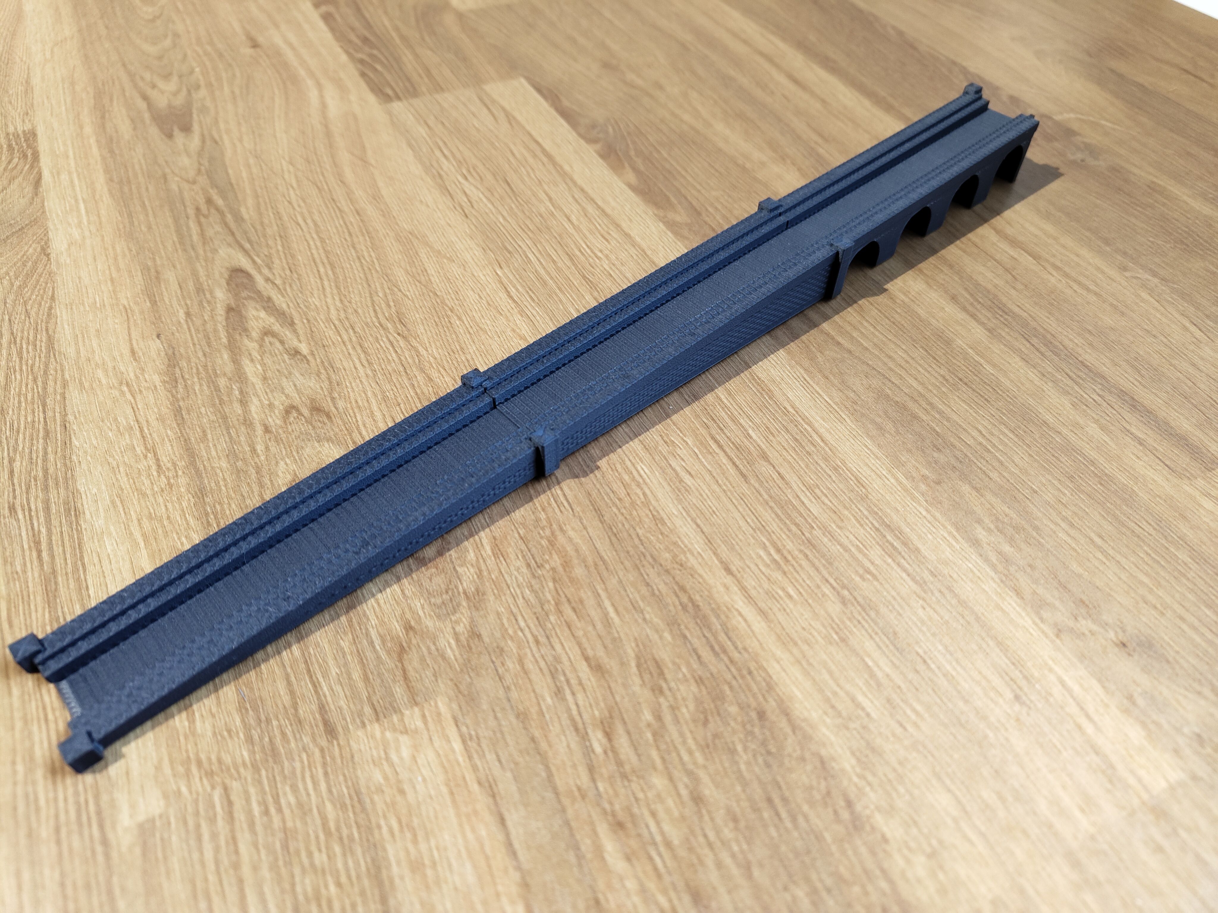 Z Scale Viaduct Straight Ramp