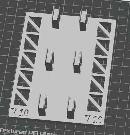 V10 Mount for De Steiner V10 Engine