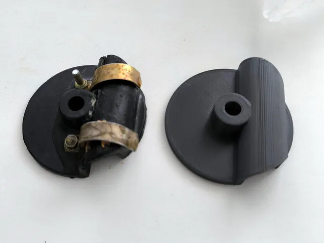 The restored microphone stand mounting unit