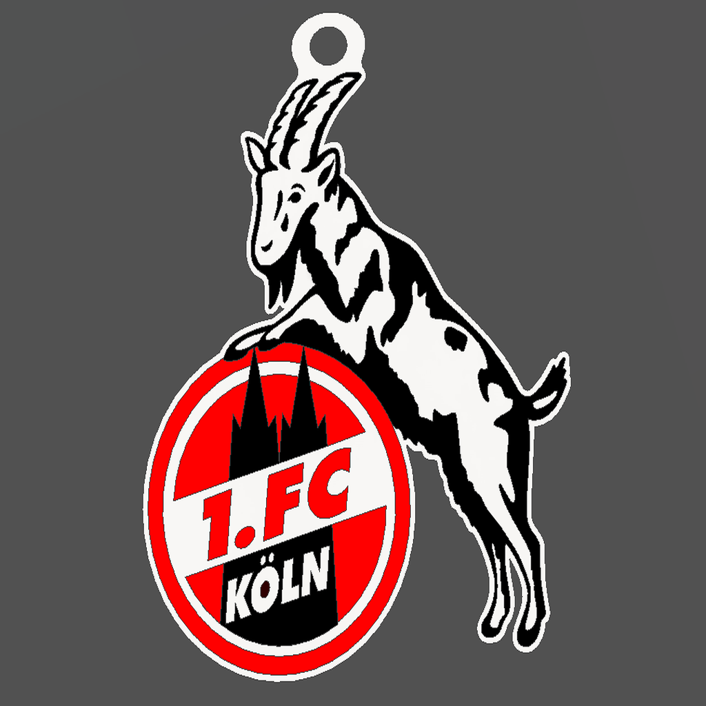 1. FC Köln Logo, Schlüsselanhänger, Aufsteller by max3d | Download free ...