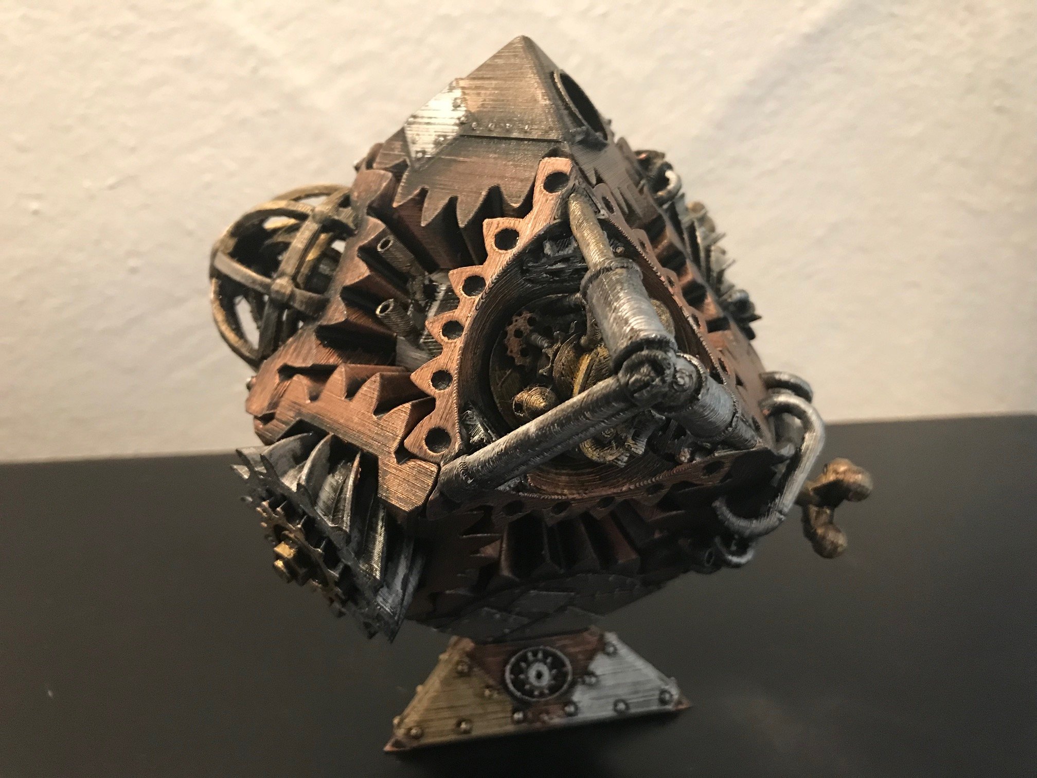Stand for SteampunkCubeGears