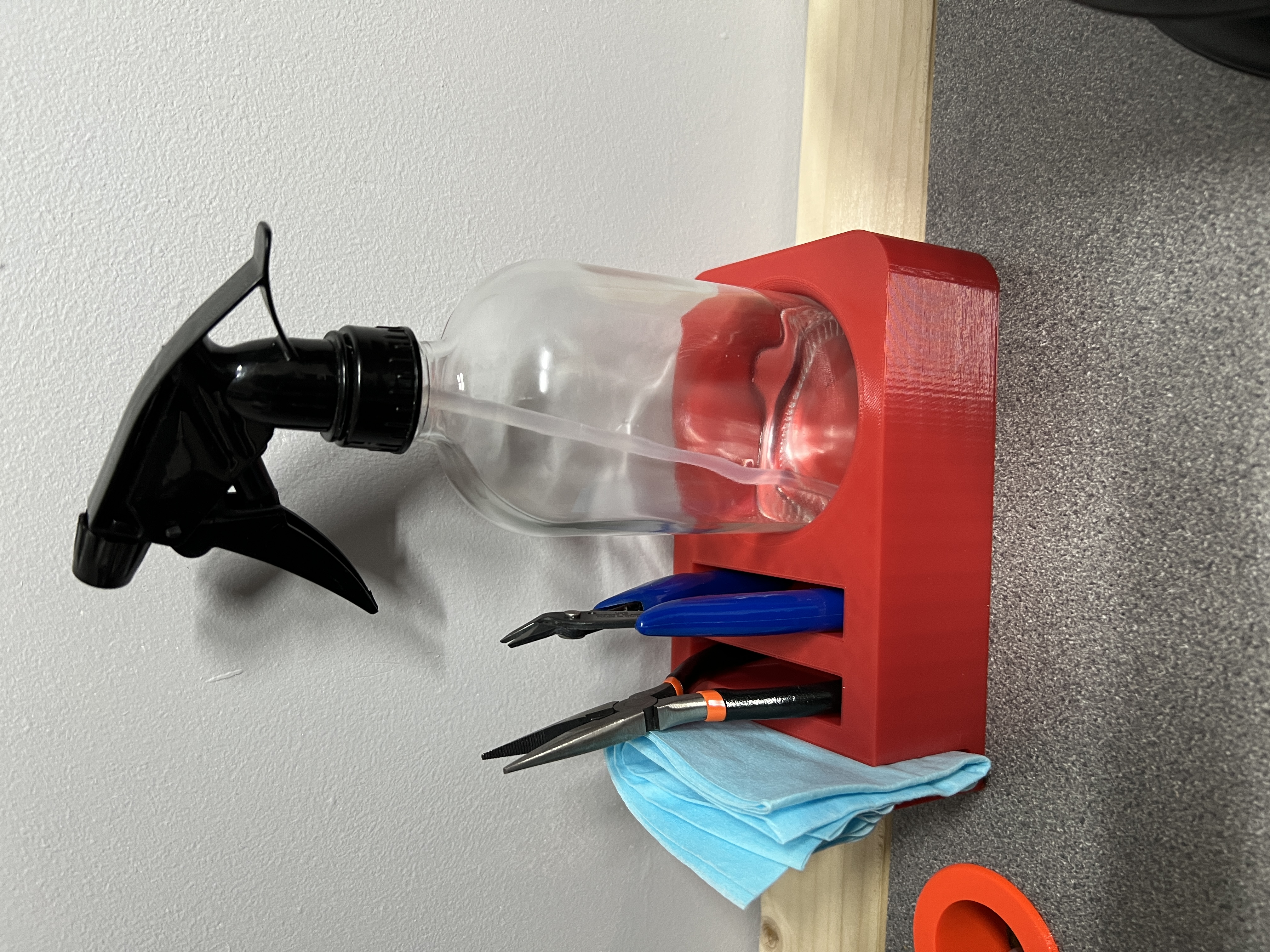 bottle snips pliers holder