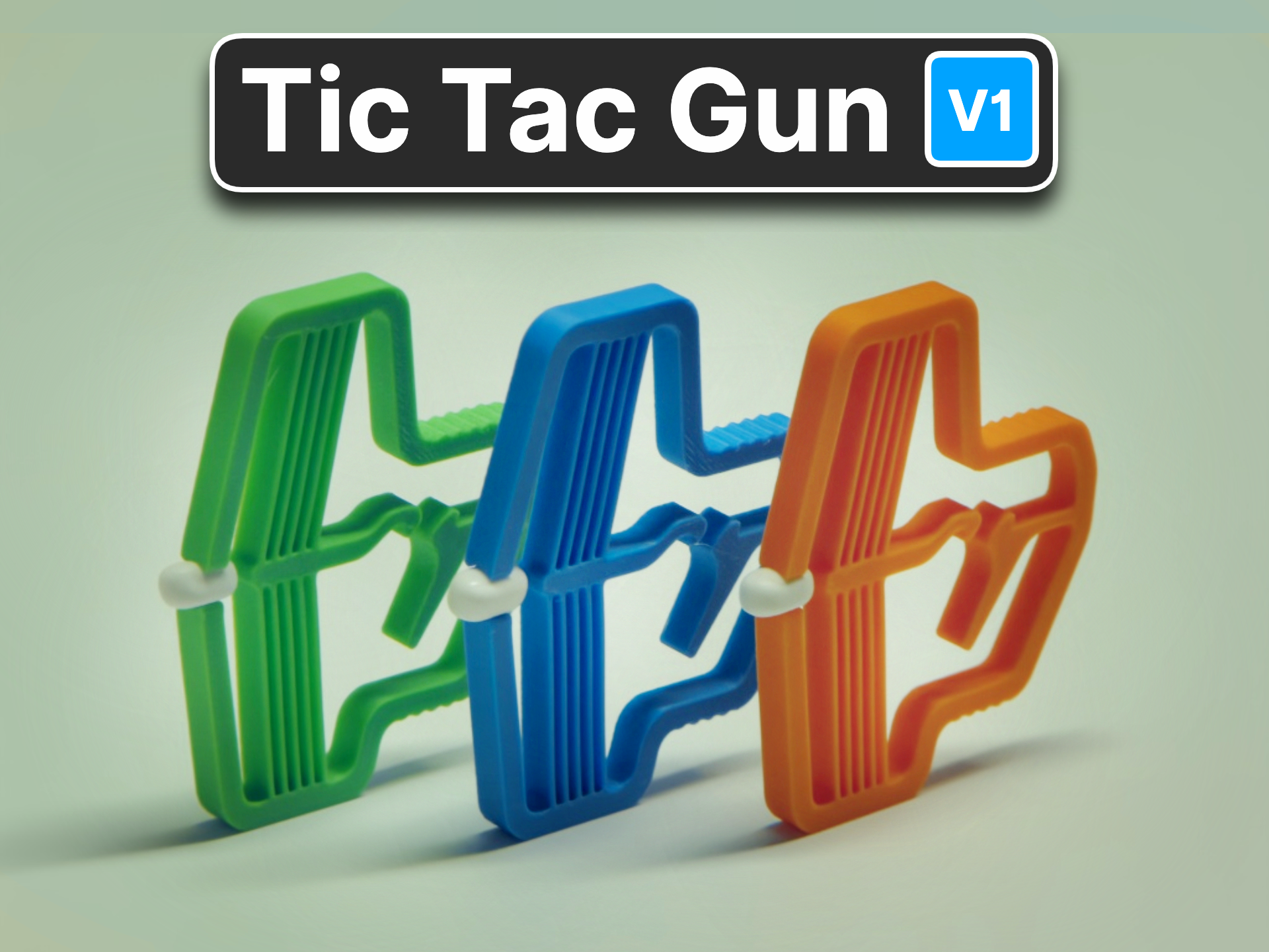 Tic Tac Gun (Compliant mechanism)