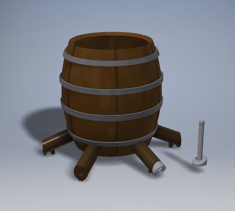 Barrel Drinks Dispenser 4,6,8 and 12 ways with plugs