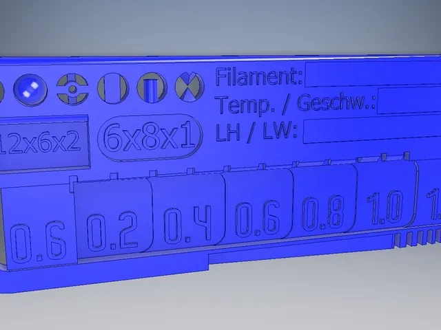 Ultimative Filament Swatch Testcard