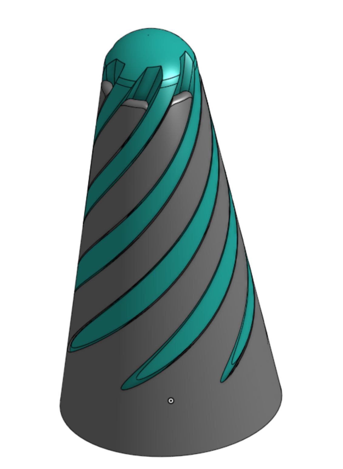 Spiral cone fidget toy