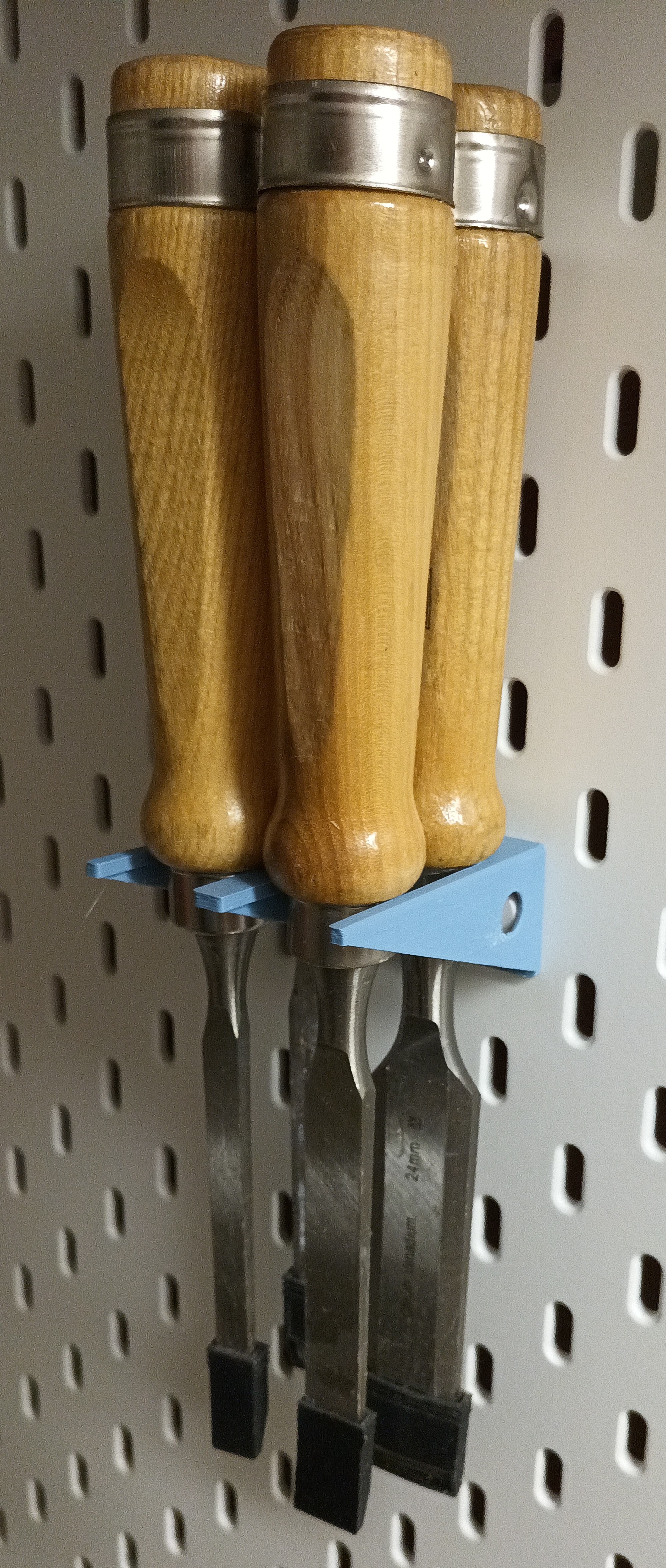 SKADIS Pegboard space-saving chisel / file holder (4 pcs.) IARO