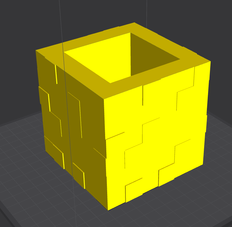 Miniatura 2 do modelo 3D Minecraft flowerpot
