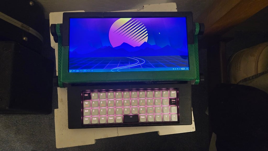 Miniatura 9 do modelo 3D CyberPi - raspberry pi 5 powered cyberdeck