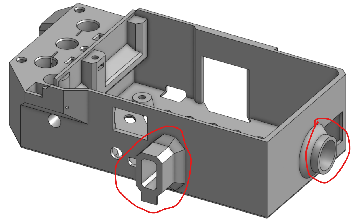 Prusa Mini control box mod (USB protection)