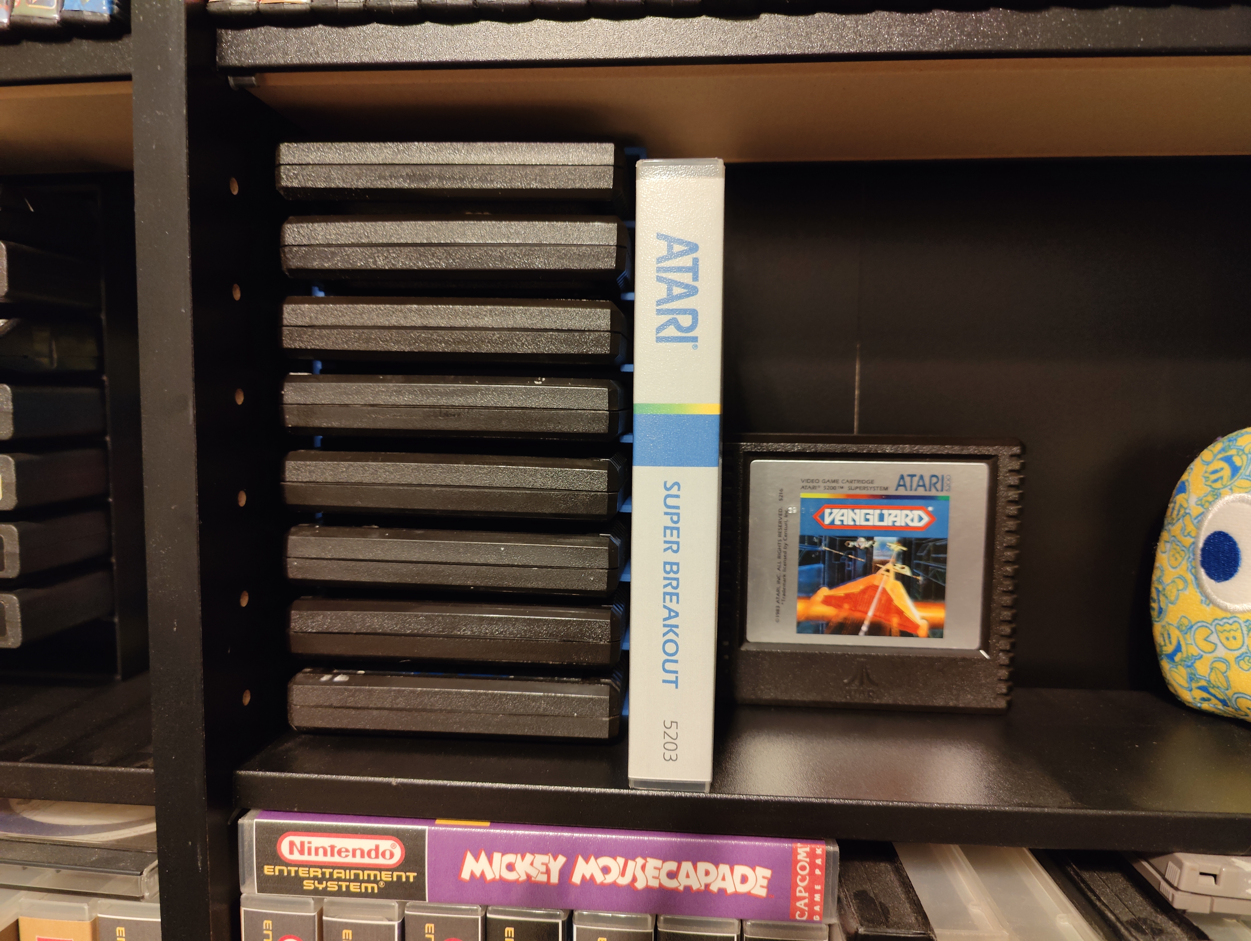 Atari 5200 cartridge rack