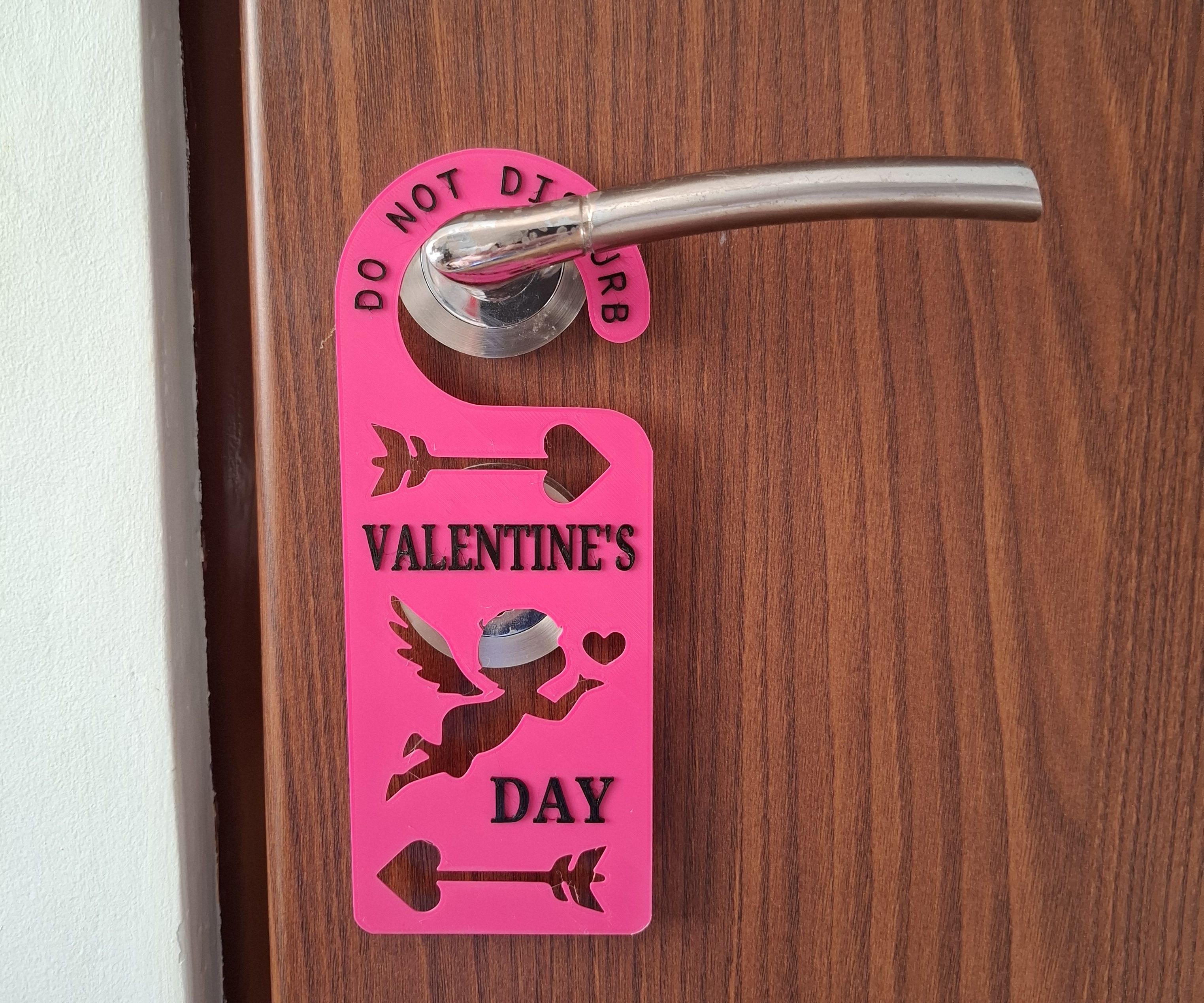 Do not disturb, Valentine's Day - Door pendant