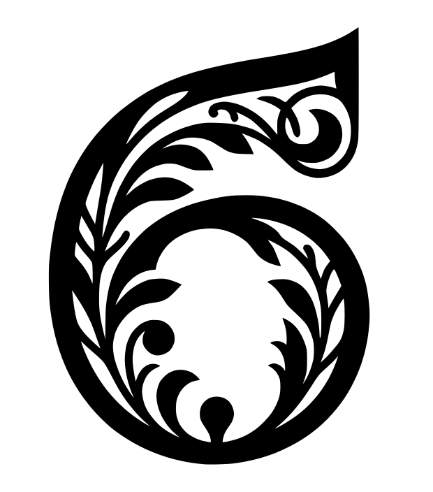 Ornamental number 6 or 9 (1)