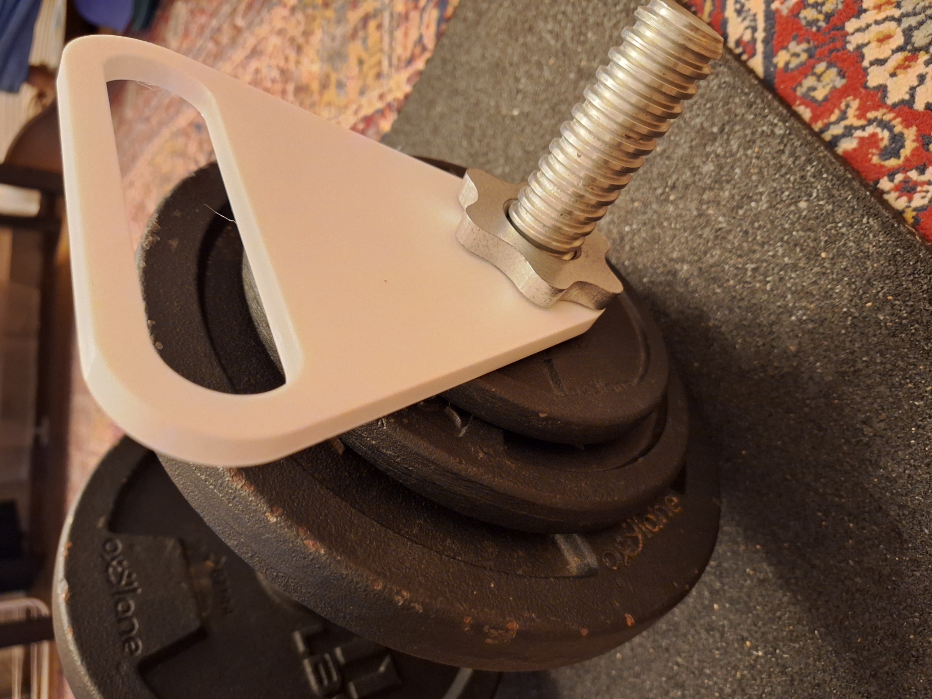 Dumbbell grip for Decathlon/Domyos/Corength threaded bar