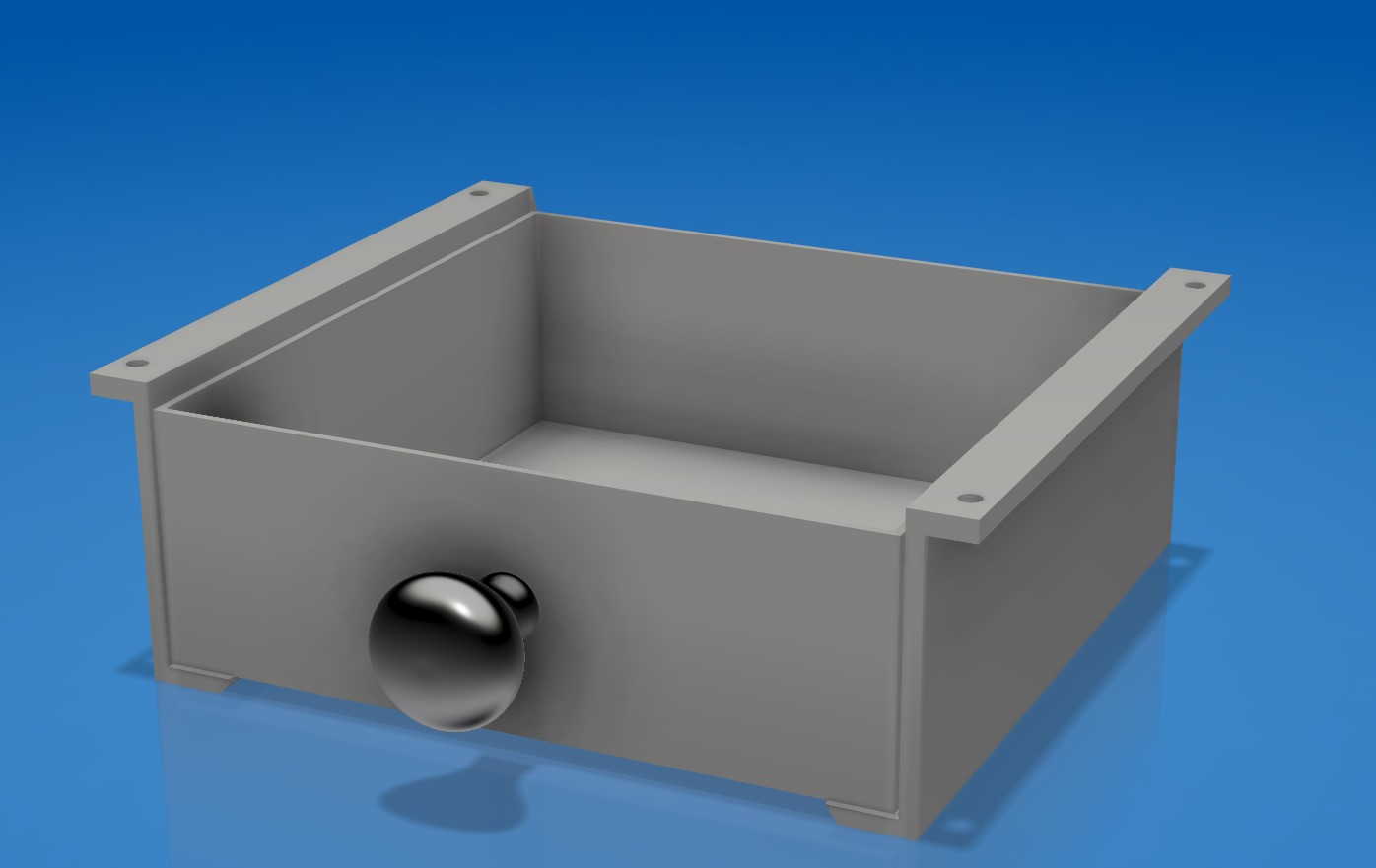 Gridfinity compatable underdesk box — thumbnail 2