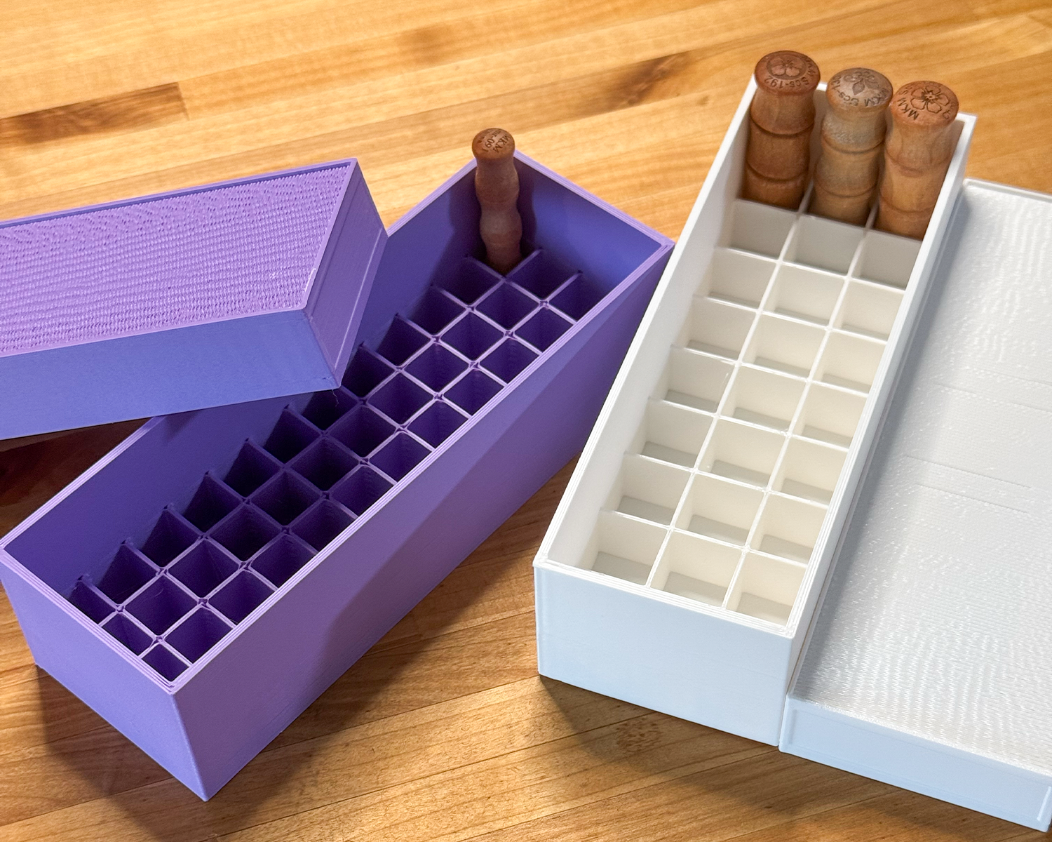 Clay Stamp Storage Boxes (2 sizes)