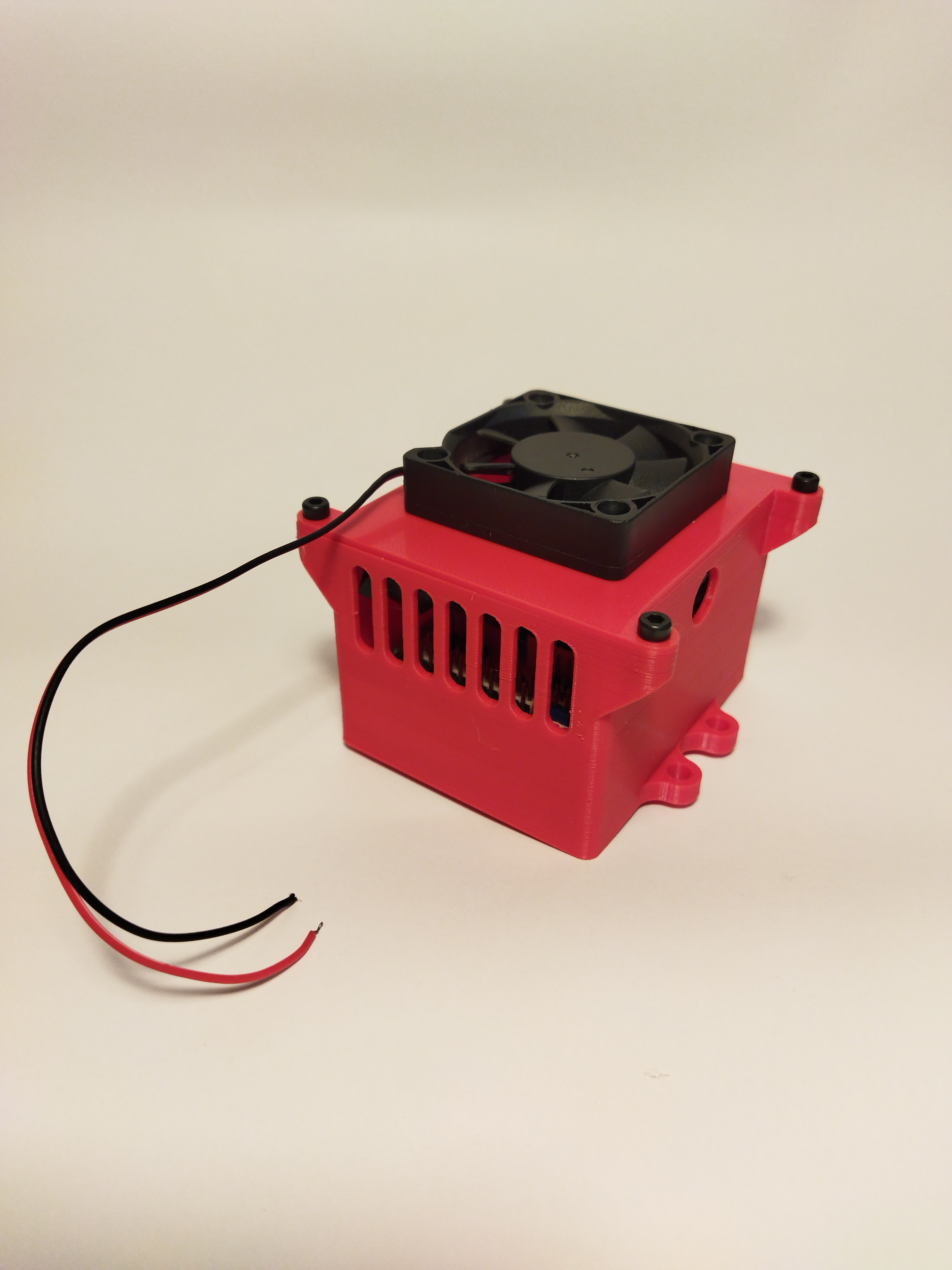 Arduino UNO + CNC shield case with 5050 fan .STEP — miniatura 4