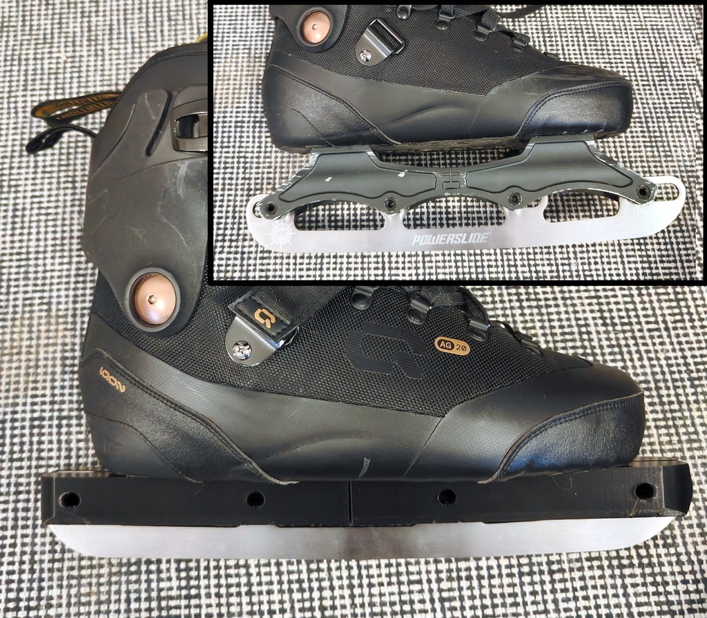 UFS-frame for L/XL Powerslide Sabres 4 Ice Blades