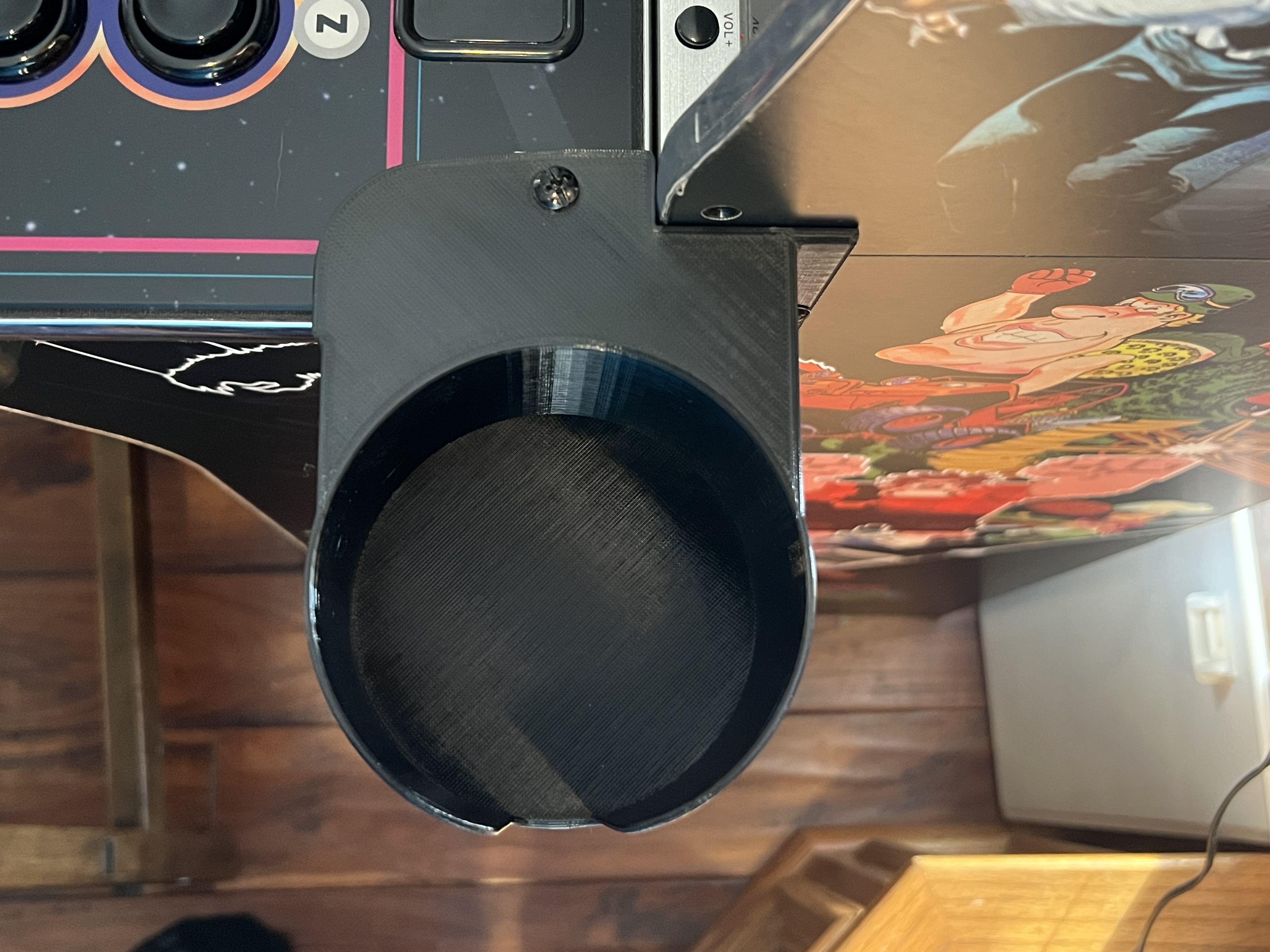Cup holder for Legends Ultimate Arcade v1.1