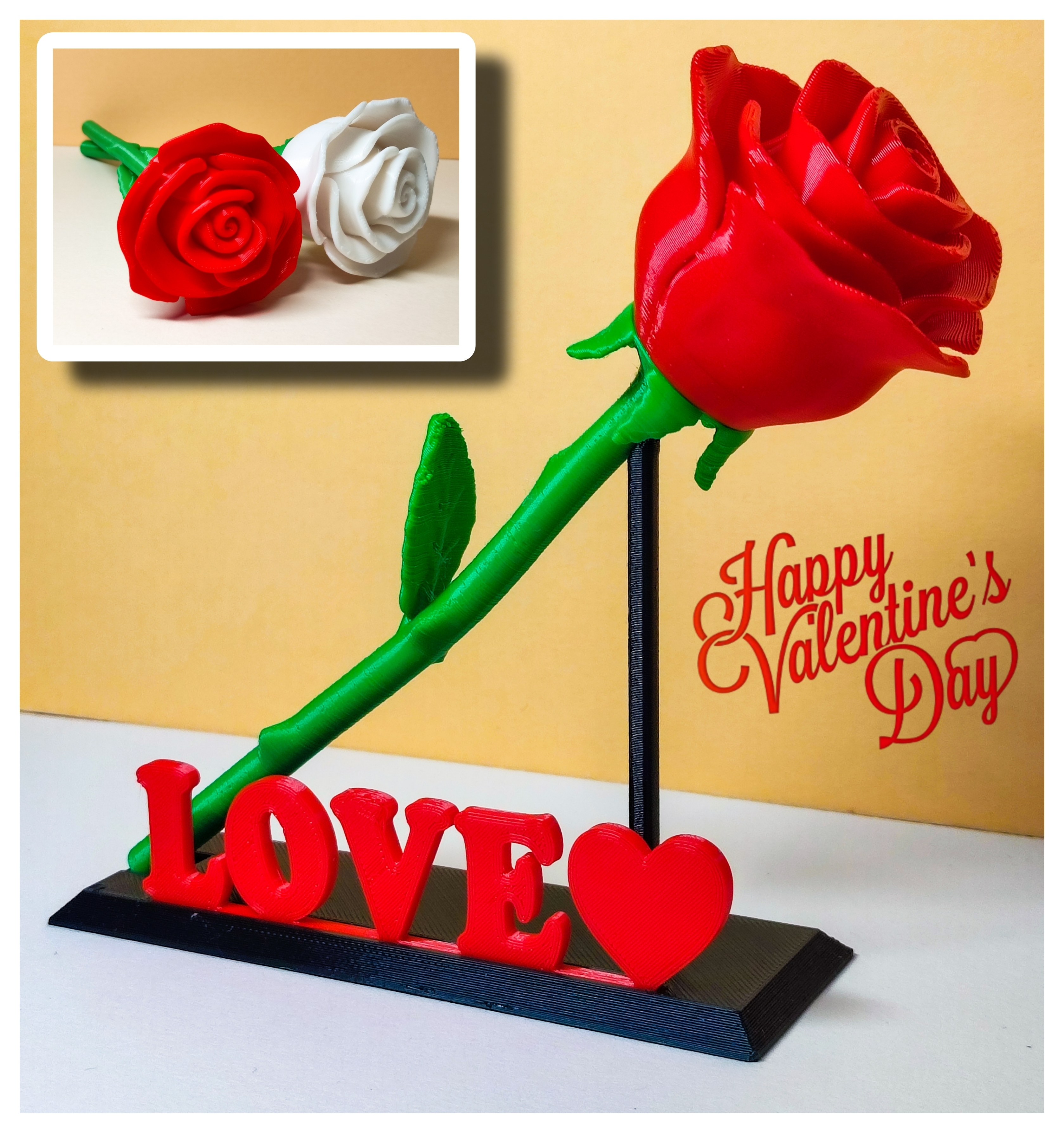 Valentine's day rose