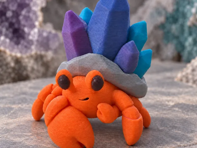 Pebble the Crystal Crab | Prusa INDX ColorMix