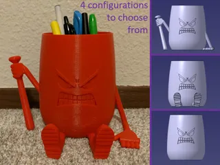 Intimidating Pen Holder