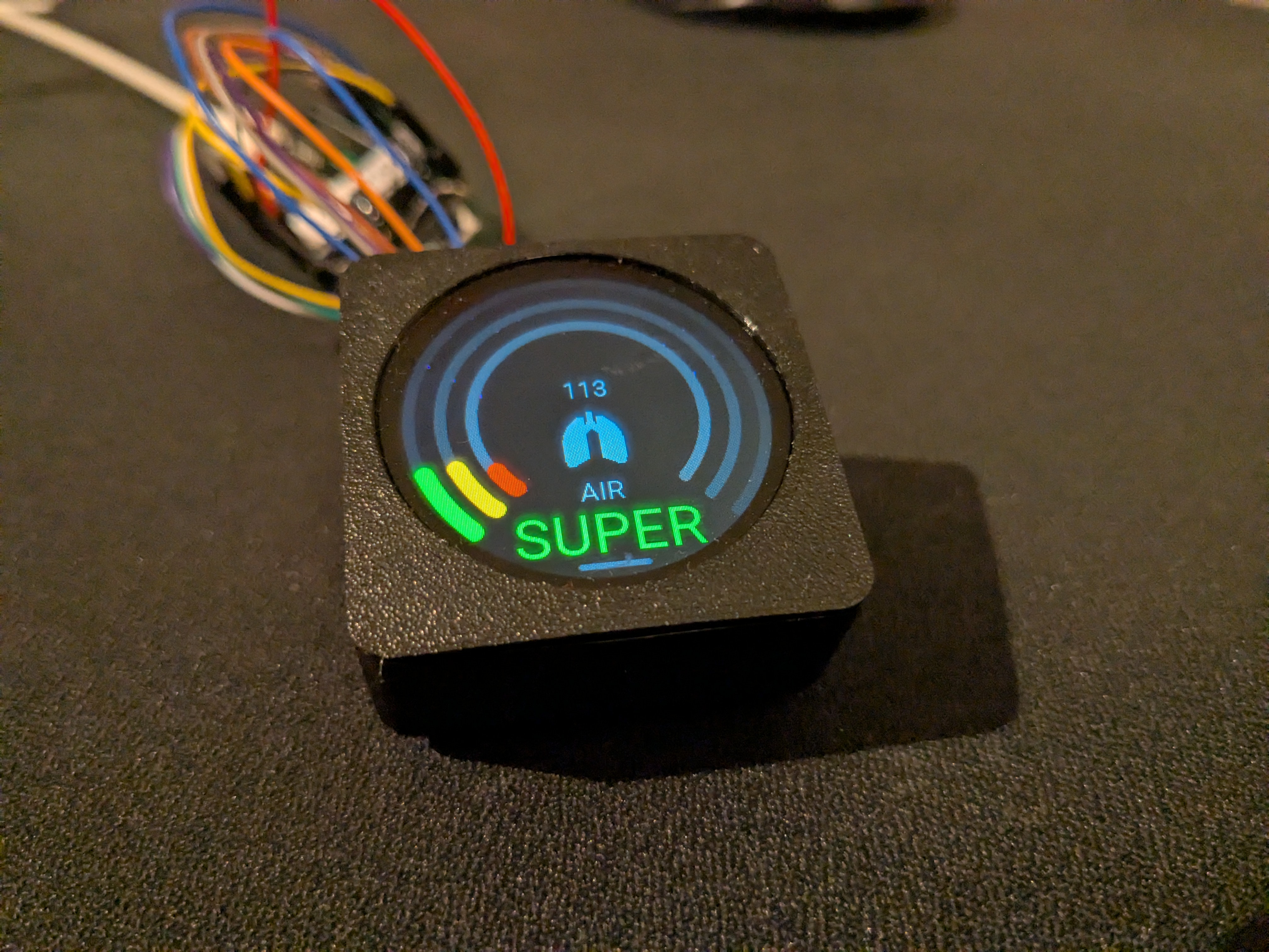 Gridfinity bin for Waveshare 1.29in Touch LCD Module — miniatura 7